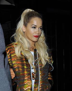 Rita Ora at the Chiltern Firehouse in central London, June 21, 2014