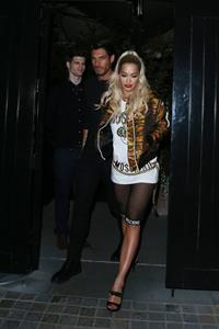 Rita Ora at the Chiltern Firehouse in central London, June 21, 2014