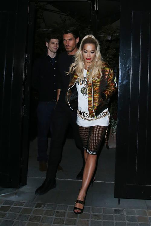 Rita Ora at the Chiltern Firehouse in central London, June 21, 2014
