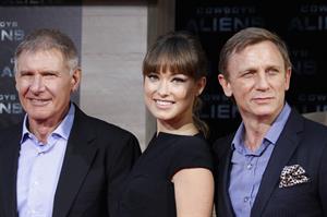 Olivia Wilde attends the Berlin premiere of Cowboys and Aliens on August 8, 2011 