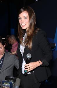Olivia Wilde at the Blackberry booth at the 2011 CES in Las Vegas n December 7, 2011