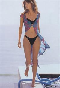 Helena Christensen in lingerie