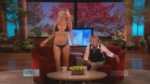 Pamela Anderson in a bikini