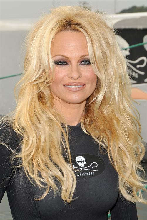 Pamela Anderson Launches Sea Shepherds Operation Zero Tolerance Whale Defense Campaign on November 2, 2012 