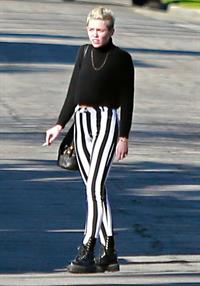 Miley Cyrus leaving a family gathering in Palm Springs 12/26/12 