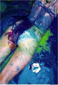 Yuko Ogura in a bikini - ass