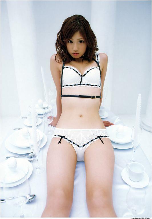 Yuko Ogura in lingerie