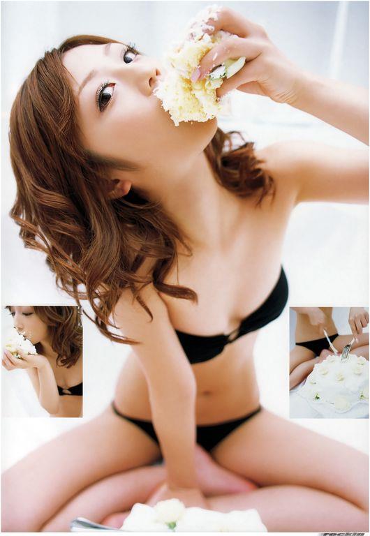 Yuko Ogura in lingerie